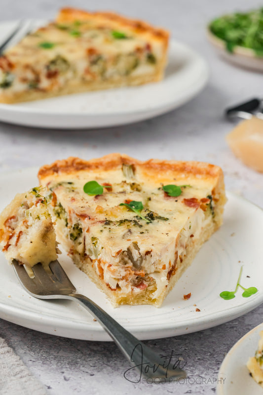 Bacon and Broccoli Quiche