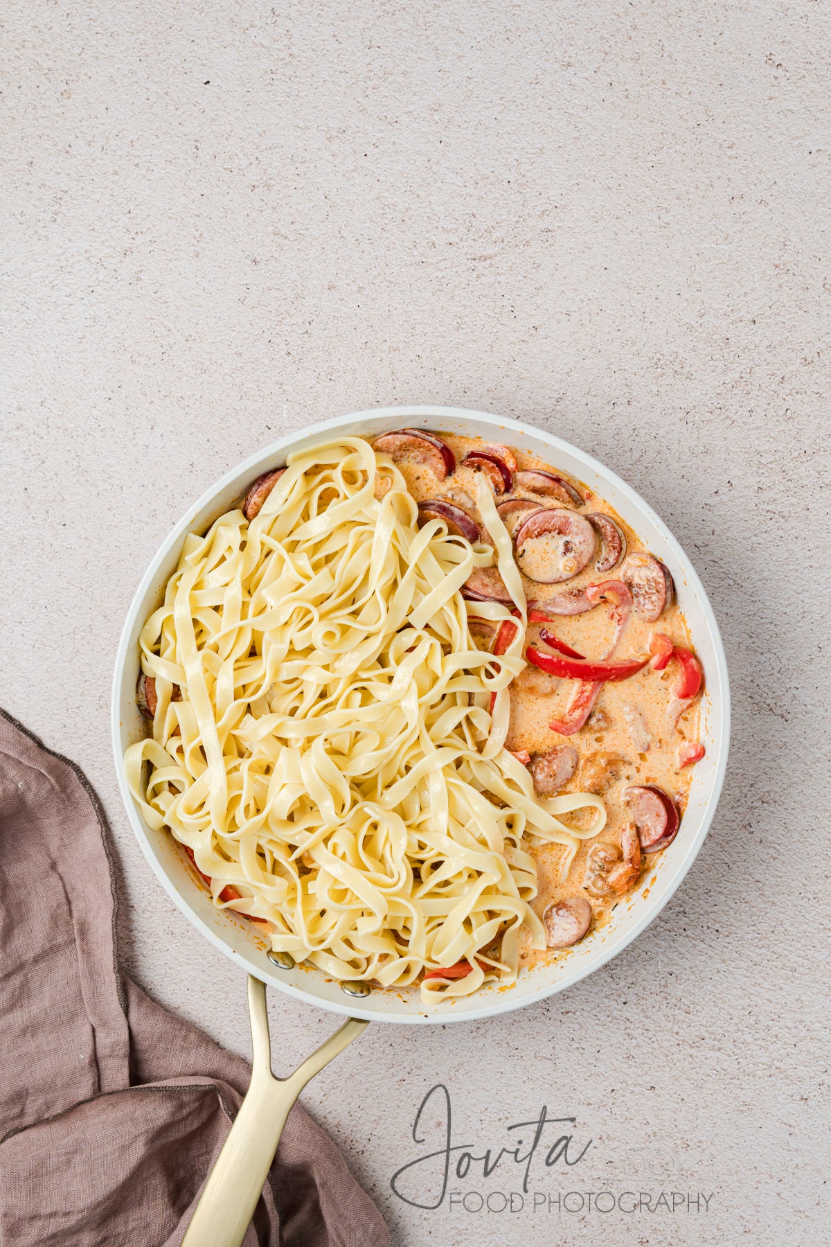 Cajun Shrimp and Sausage Pasta
