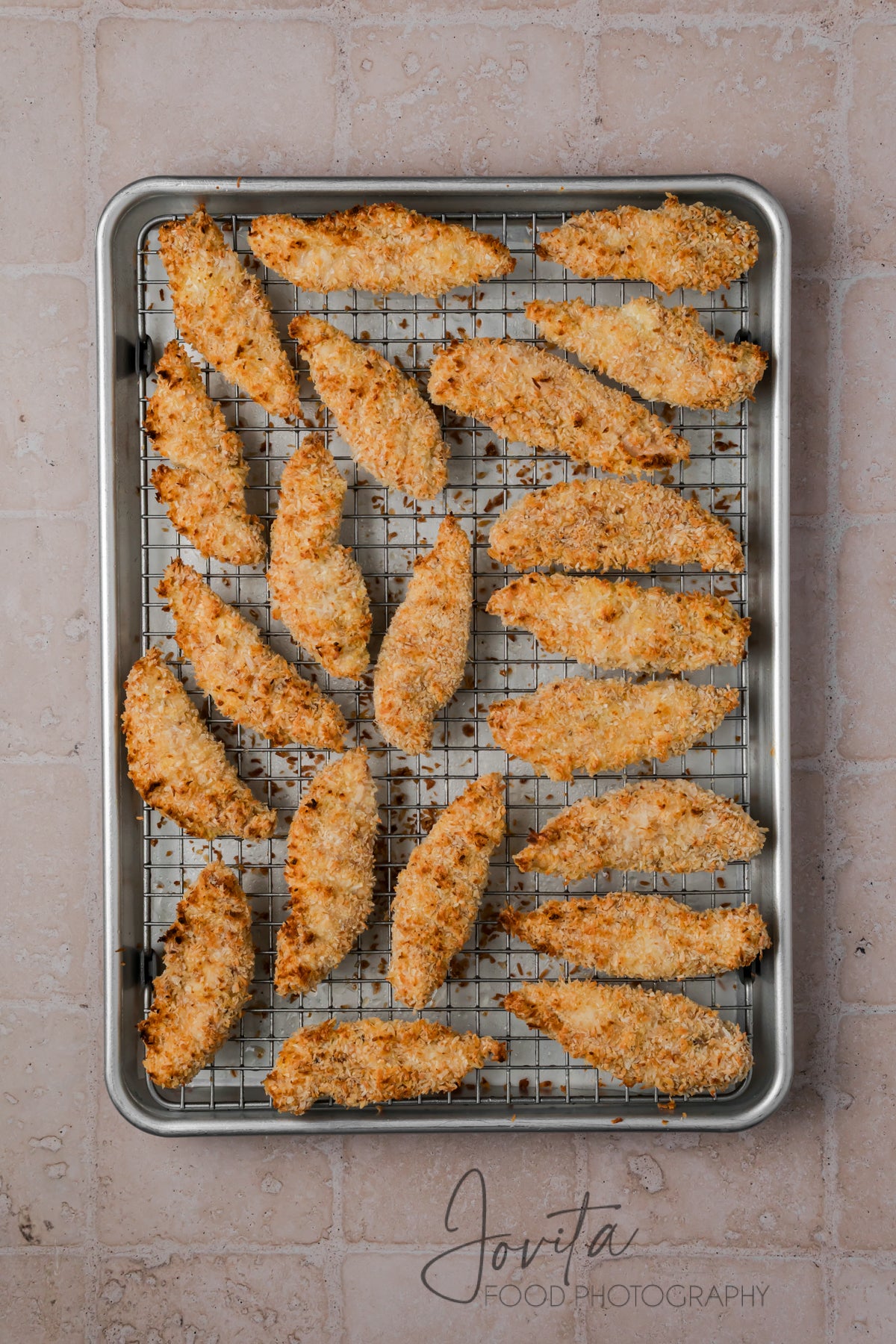 Coconut Chicken Tenders with Cilantro Avocado Sauce