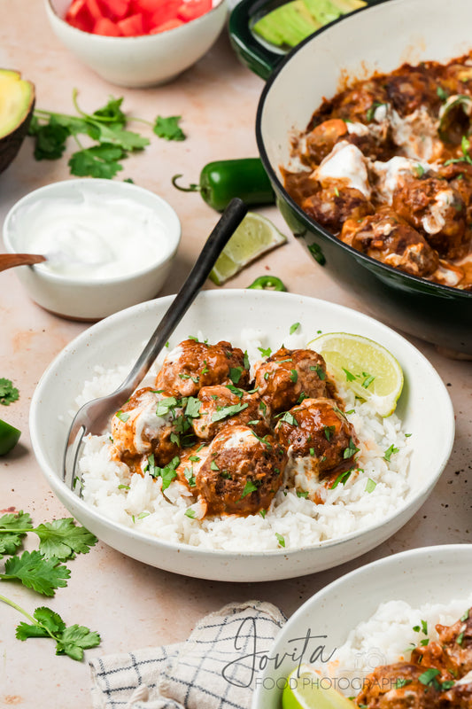 Enchilada Meatballs