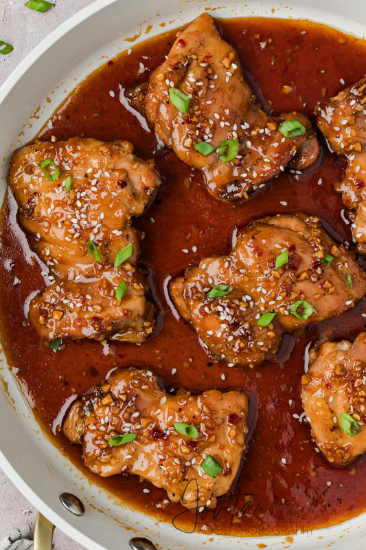 Honey Garlic Chicken Thighs