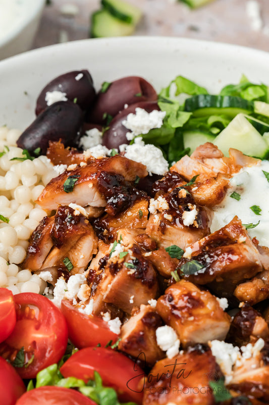 Honey Harissa Chicken Bowls