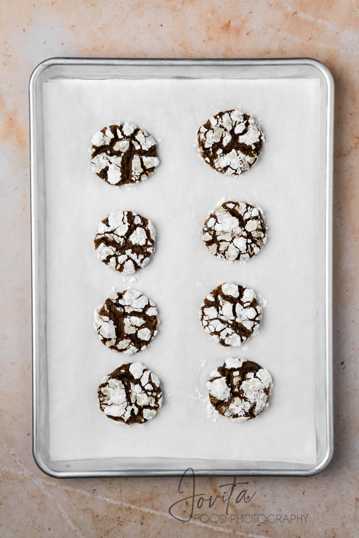 Molasses Crinkle Cookies