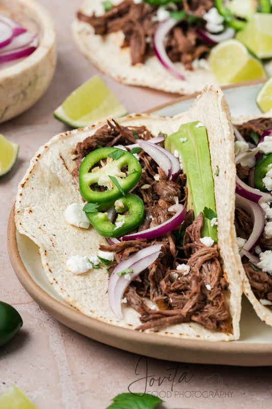 Slow Cooker Barbacoa Tacos