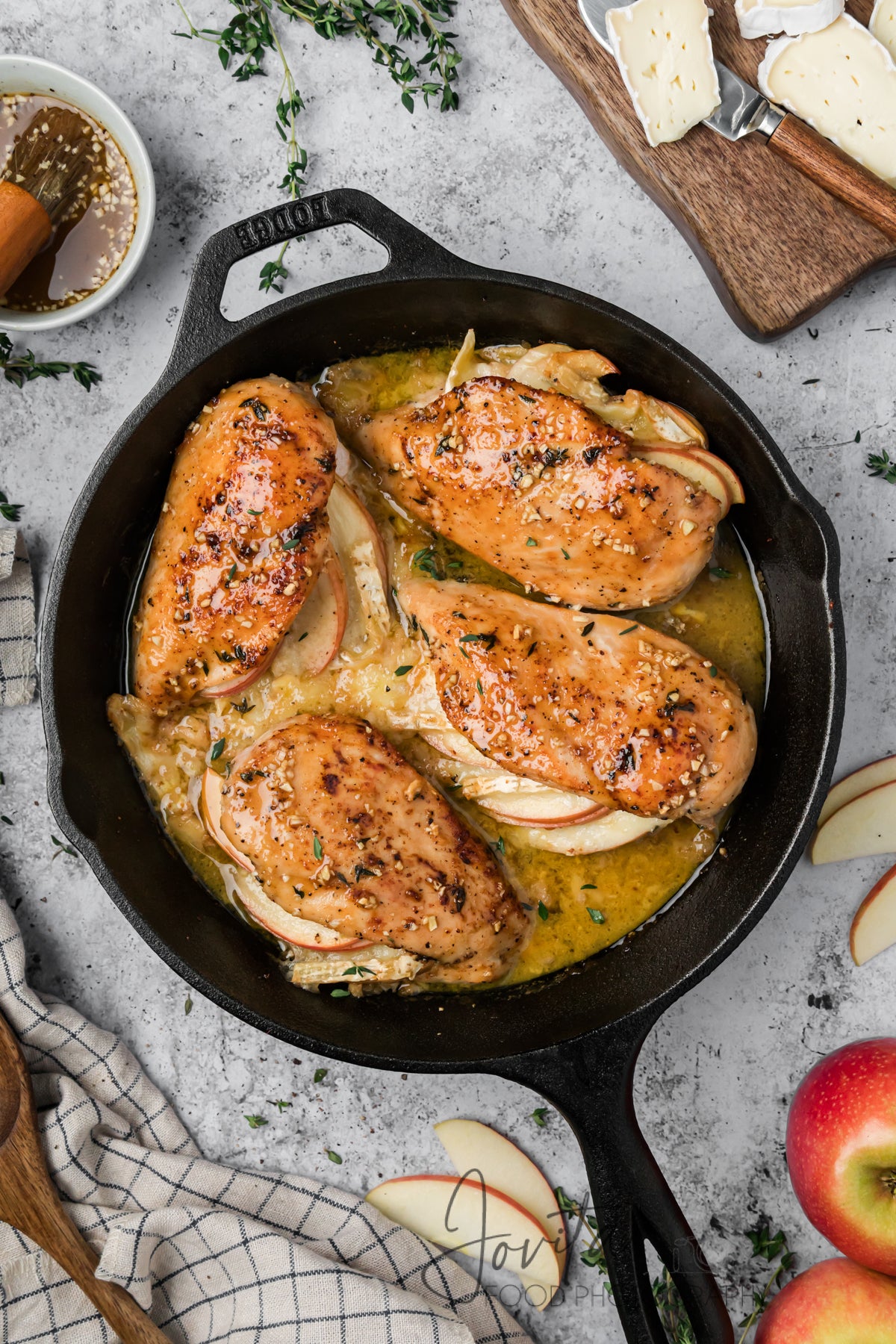 Apple and Brie Stuffed Chicken