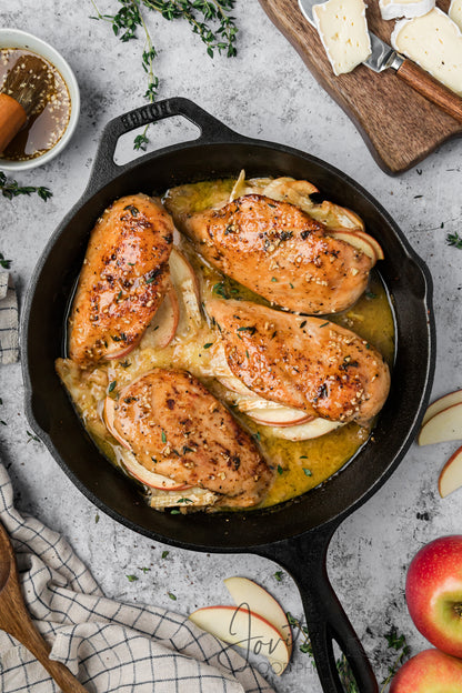 Apple and Brie Stuffed Chicken