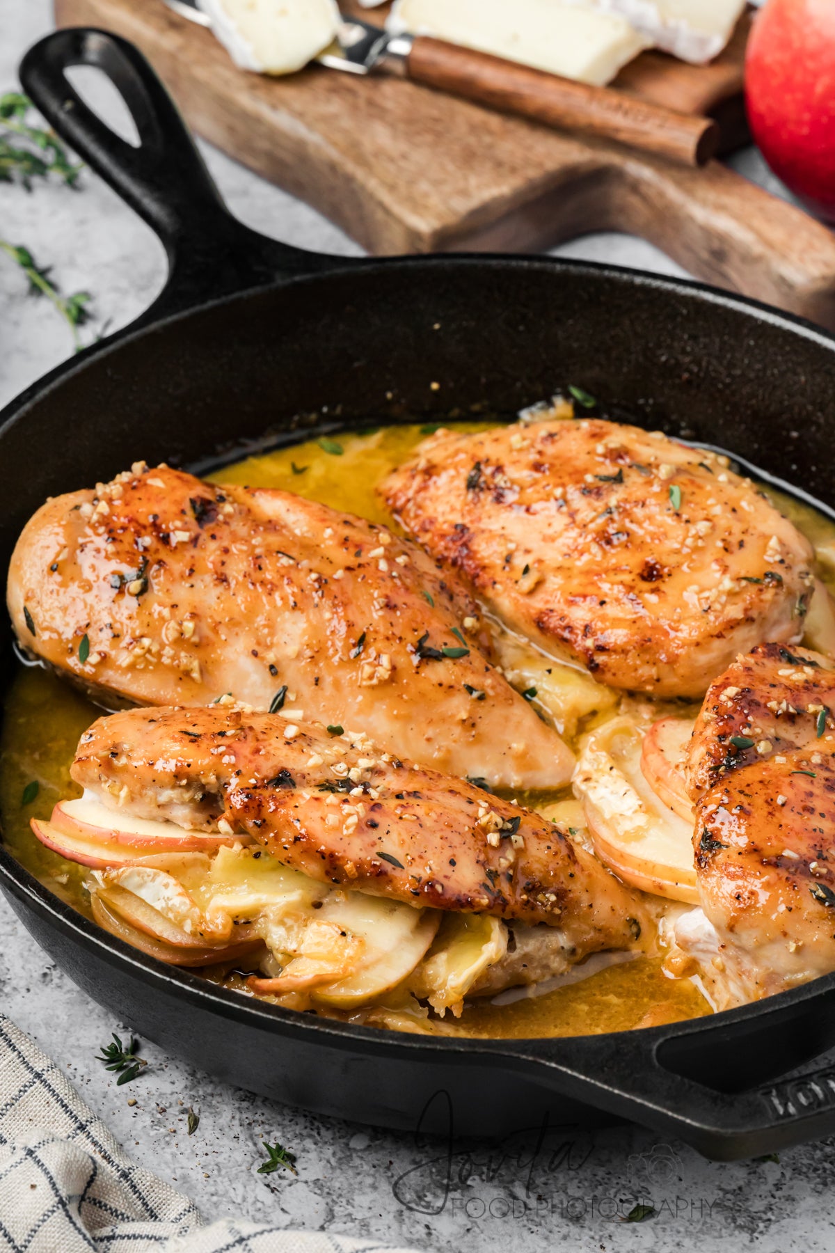Apple and Brie Stuffed Chicken