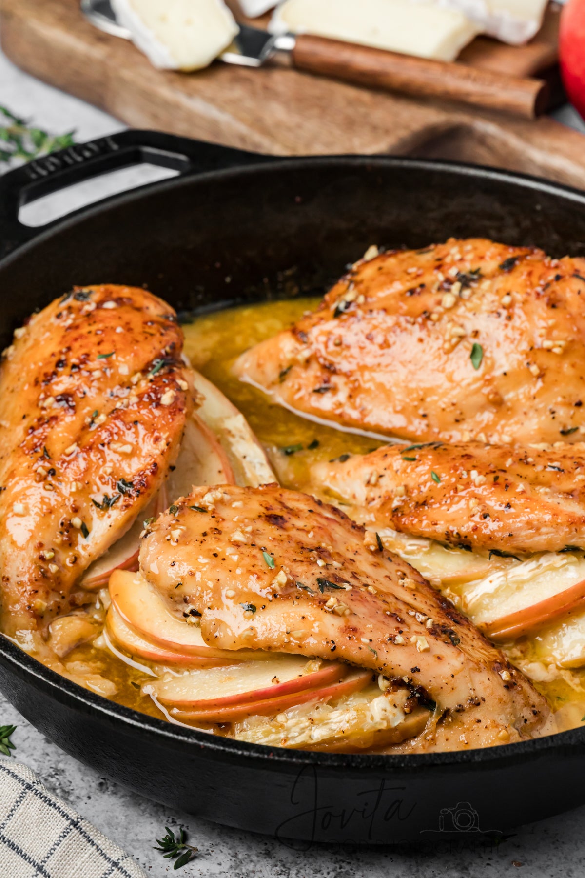 Apple and Brie Stuffed Chicken