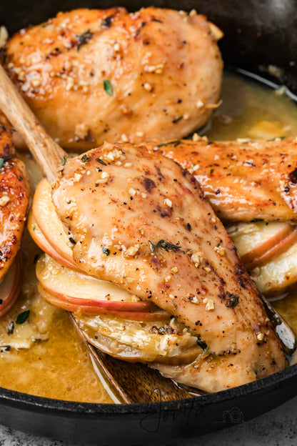 Apple and Brie Stuffed Chicken