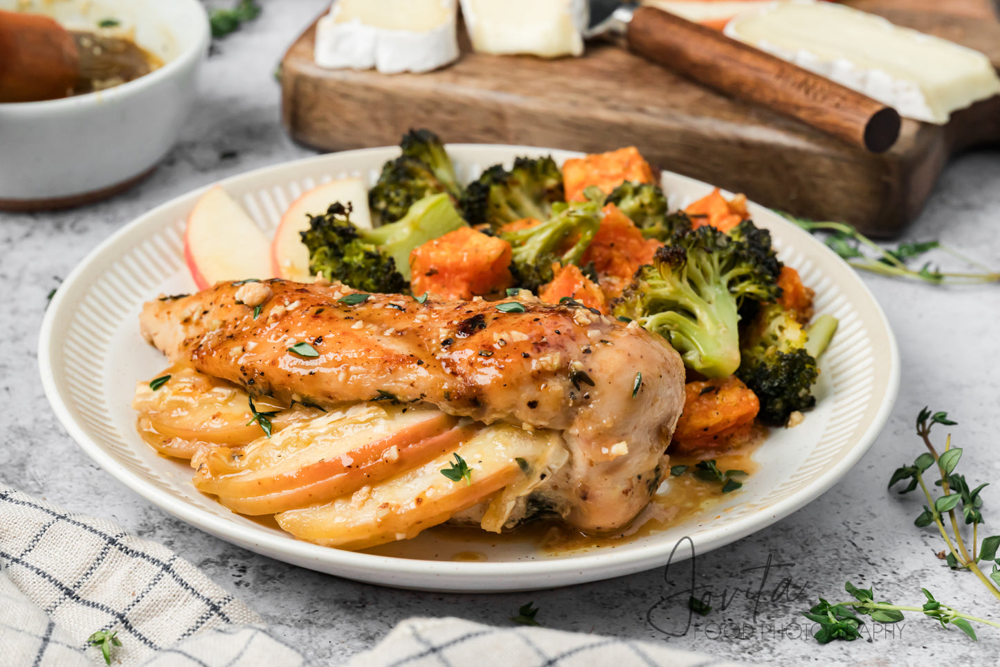 Apple and Brie Stuffed Chicken