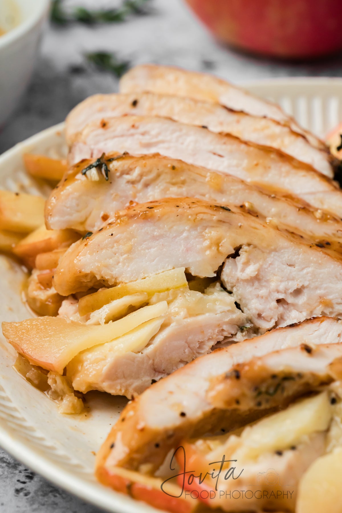 Apple and Brie Stuffed Chicken