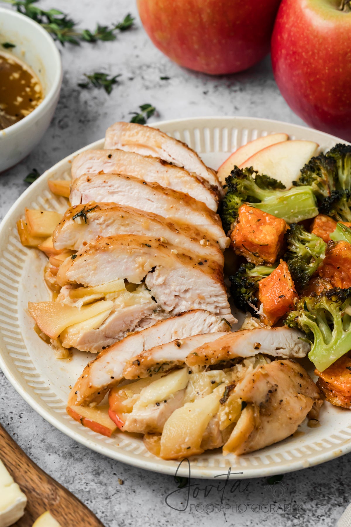 Apple and Brie Stuffed Chicken