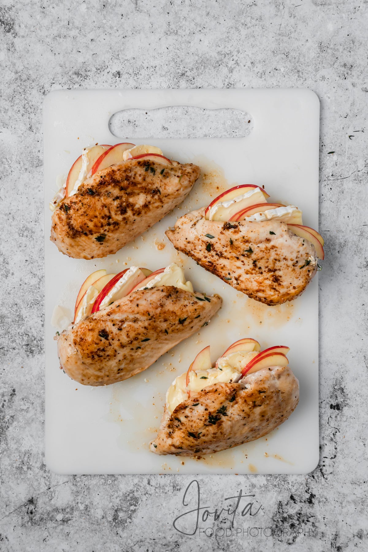 Apple and Brie Stuffed Chicken