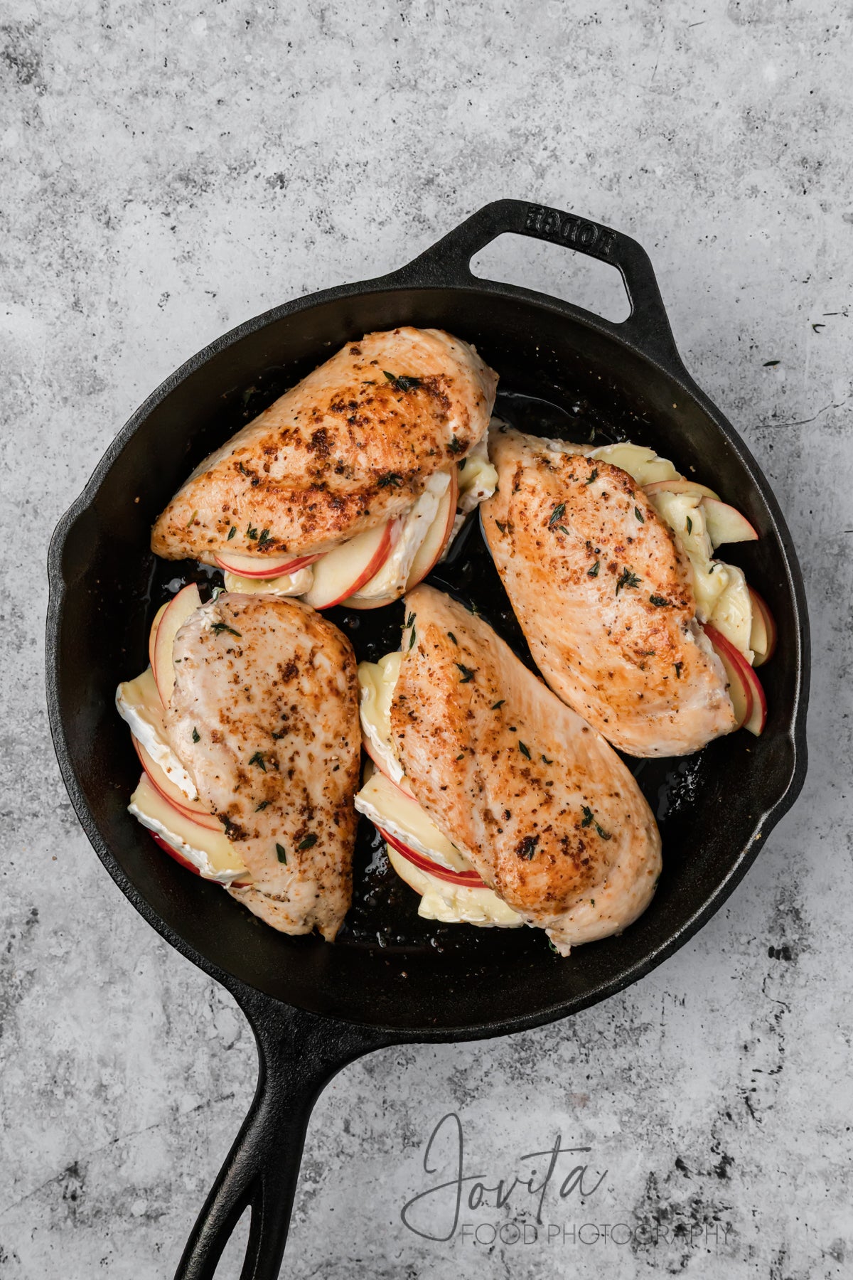 Apple and Brie Stuffed Chicken