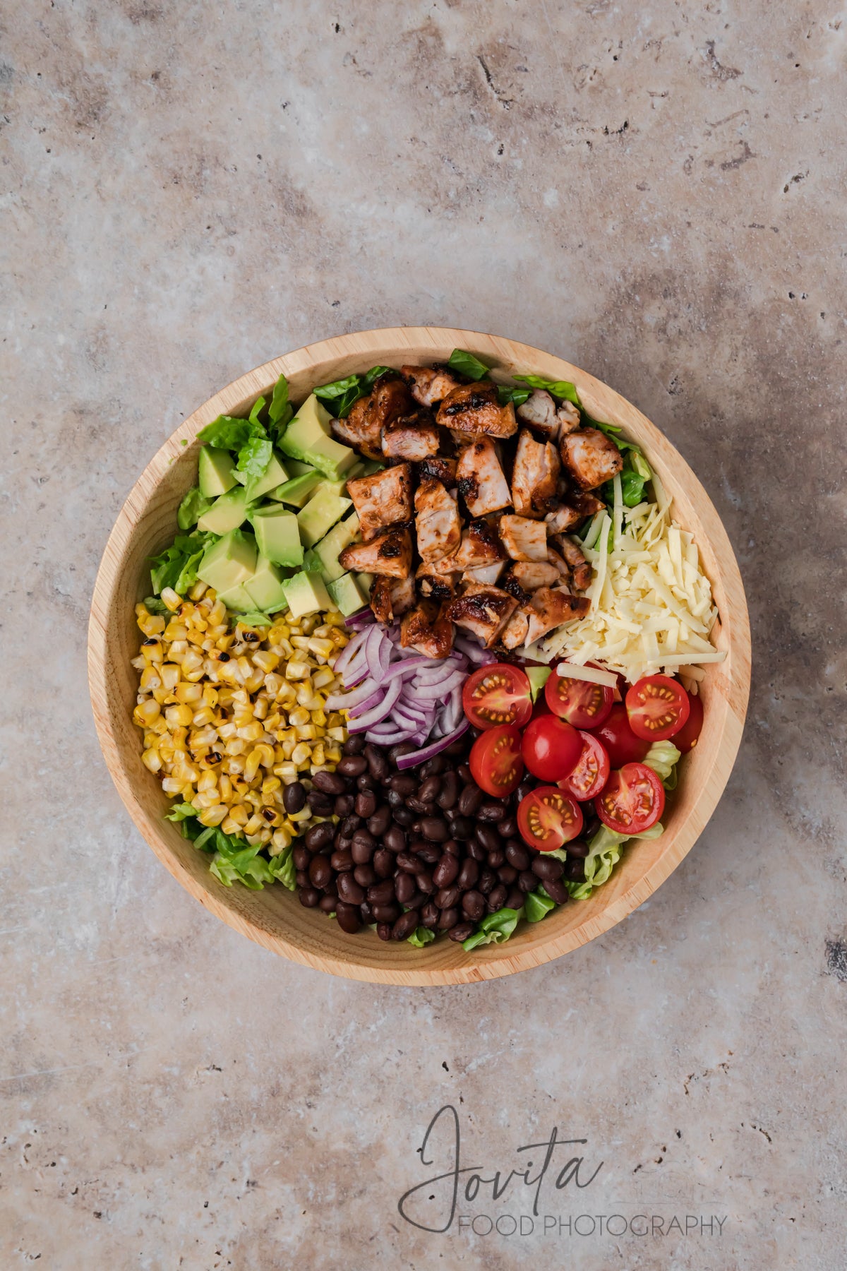 BBQ Chicken Salad with Honey Dijon Ranch