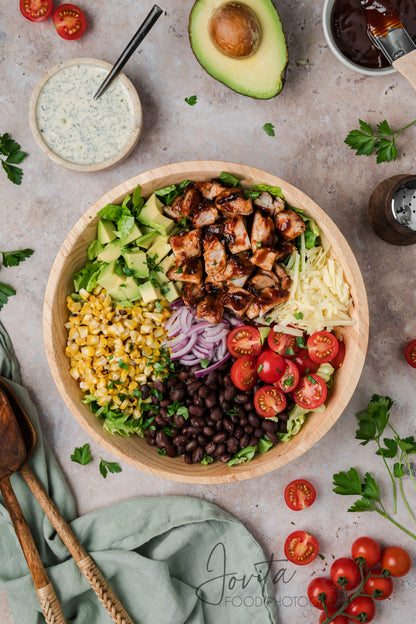 BBQ Chicken Salad with Honey Dijon Ranch