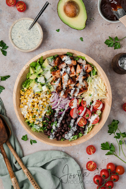 BBQ Chicken Salad with Honey Dijon Ranch