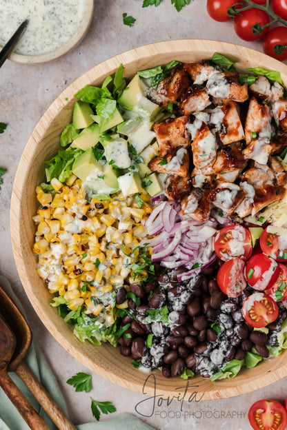 BBQ Chicken Salad with Honey Dijon Ranch