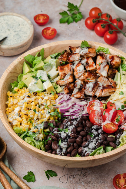 BBQ Chicken Salad with Honey Dijon Ranch
