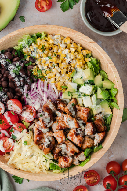 BBQ Chicken Salad with Honey Dijon Ranch
