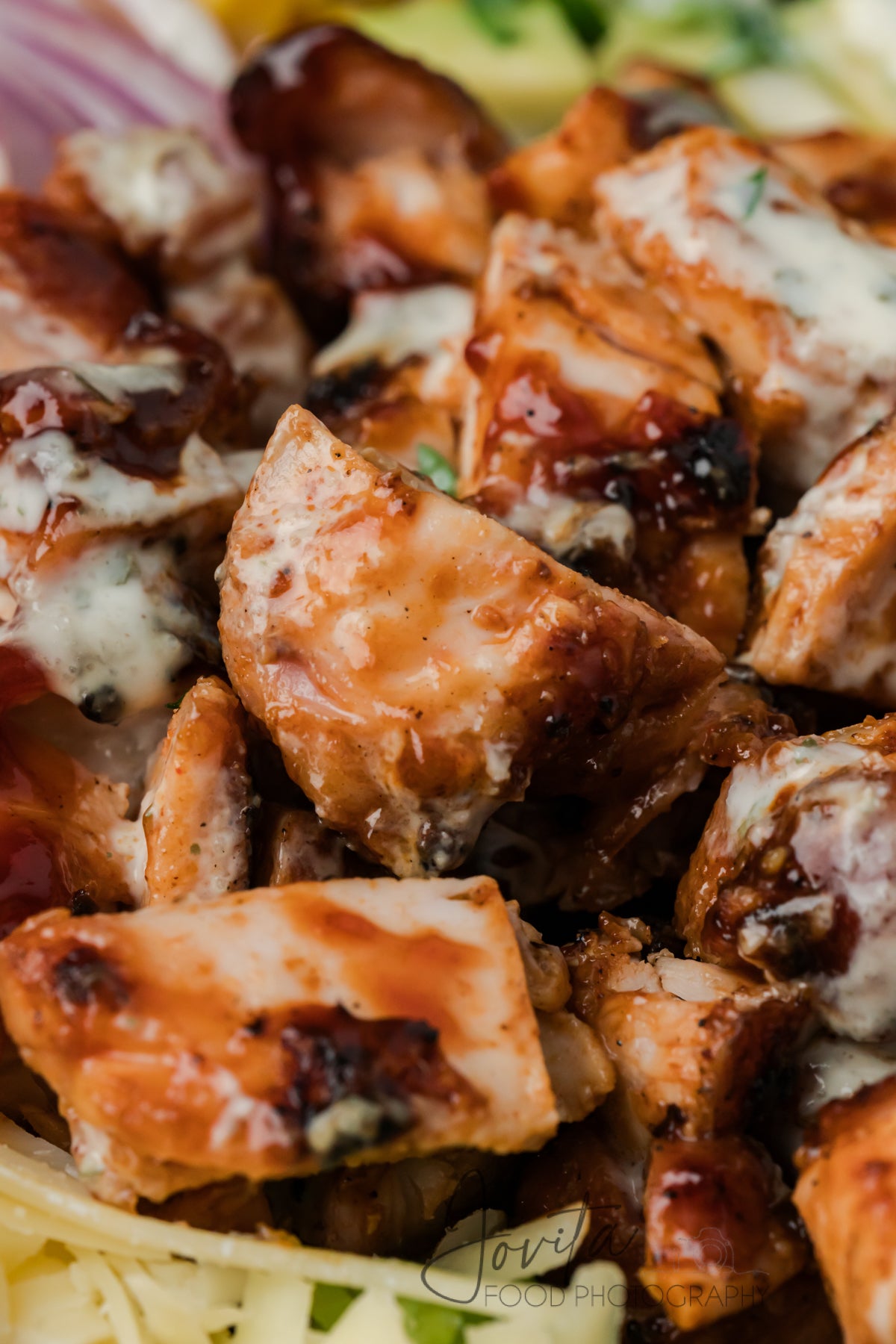 BBQ Chicken Salad with Honey Dijon Ranch
