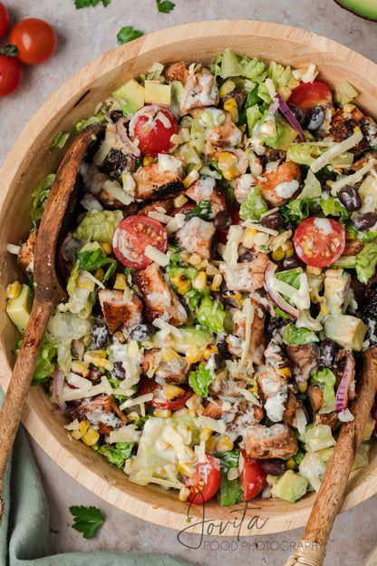 BBQ Chicken Salad with Honey Dijon Ranch