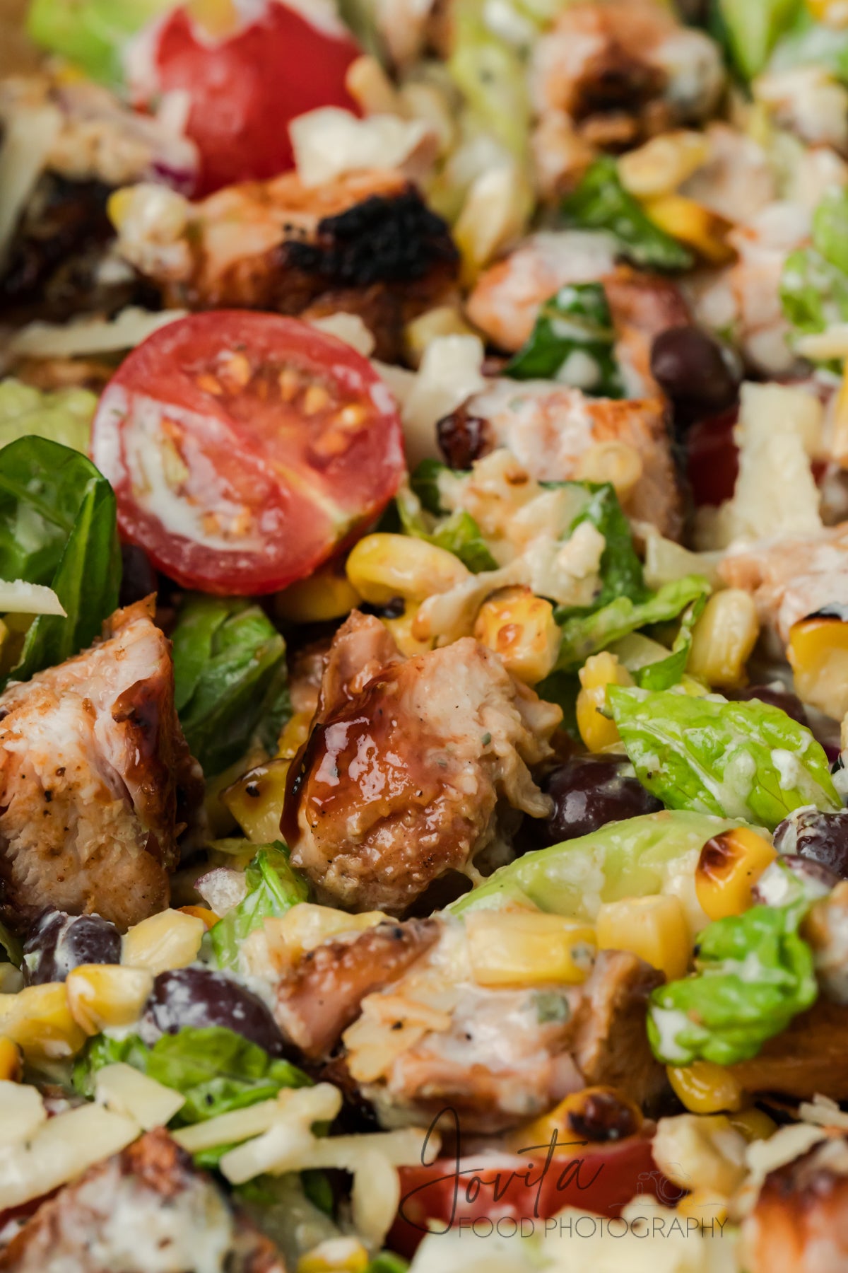 BBQ Chicken Salad with Honey Dijon Ranch