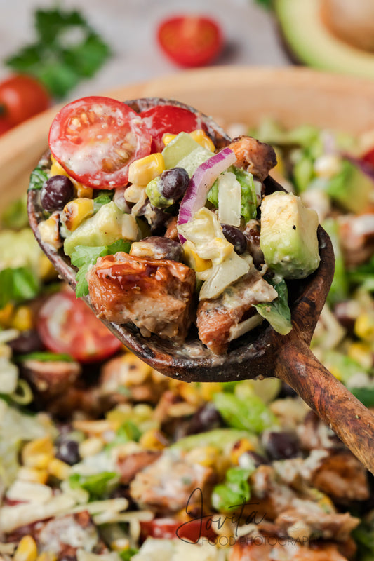 BBQ Chicken Salad with Honey Dijon Ranch