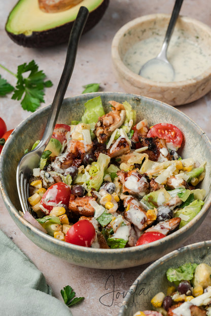 BBQ Chicken Salad with Honey Dijon Ranch