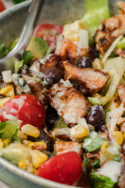 BBQ Chicken Salad with Honey Dijon Ranch