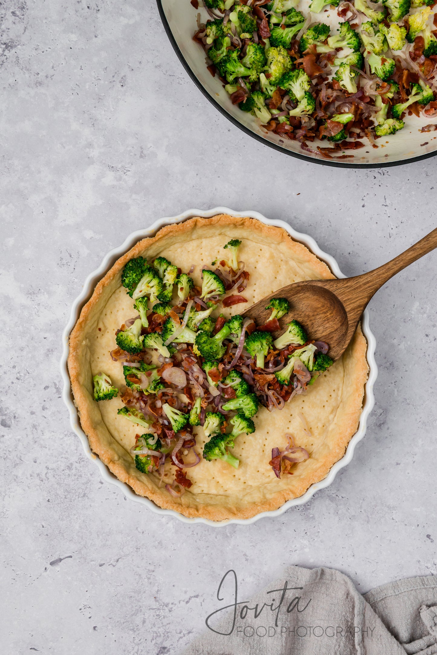 Bacon and Broccoli Quiche