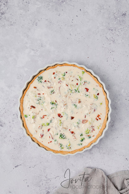 Bacon and Broccoli Quiche