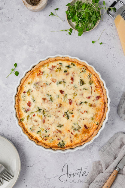 Bacon and Broccoli Quiche