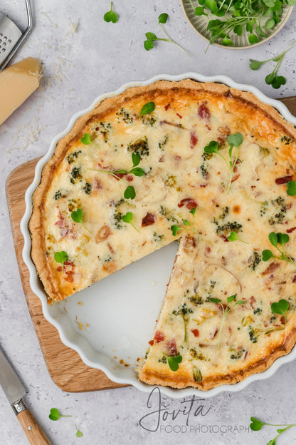 Bacon and Broccoli Quiche