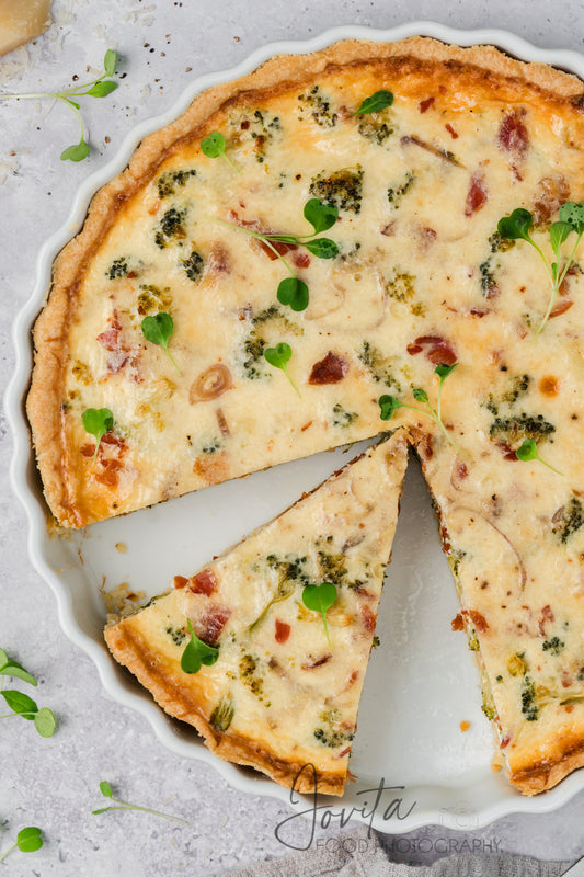 Bacon and Broccoli Quiche