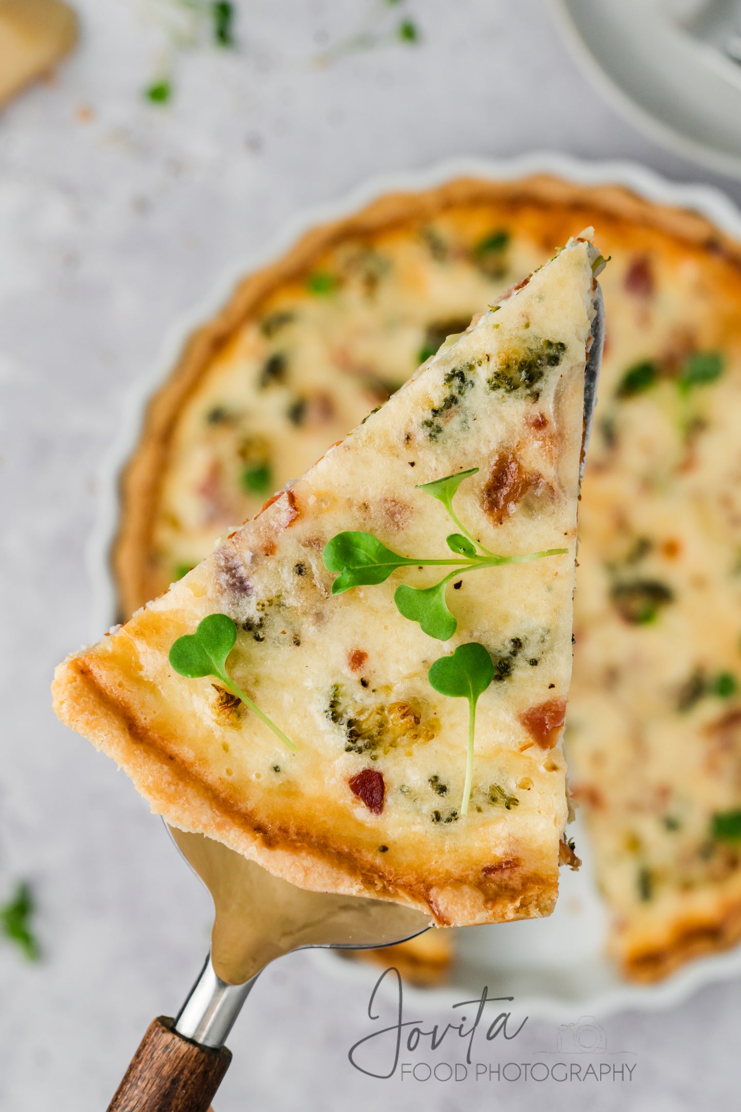Bacon and Broccoli Quiche