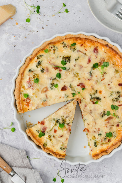 Bacon and Broccoli Quiche