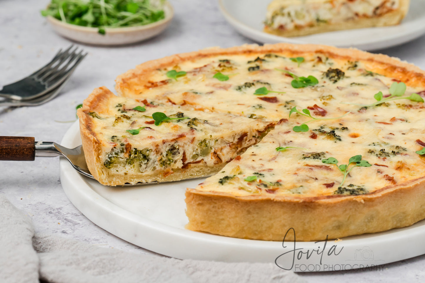 Bacon and Broccoli Quiche