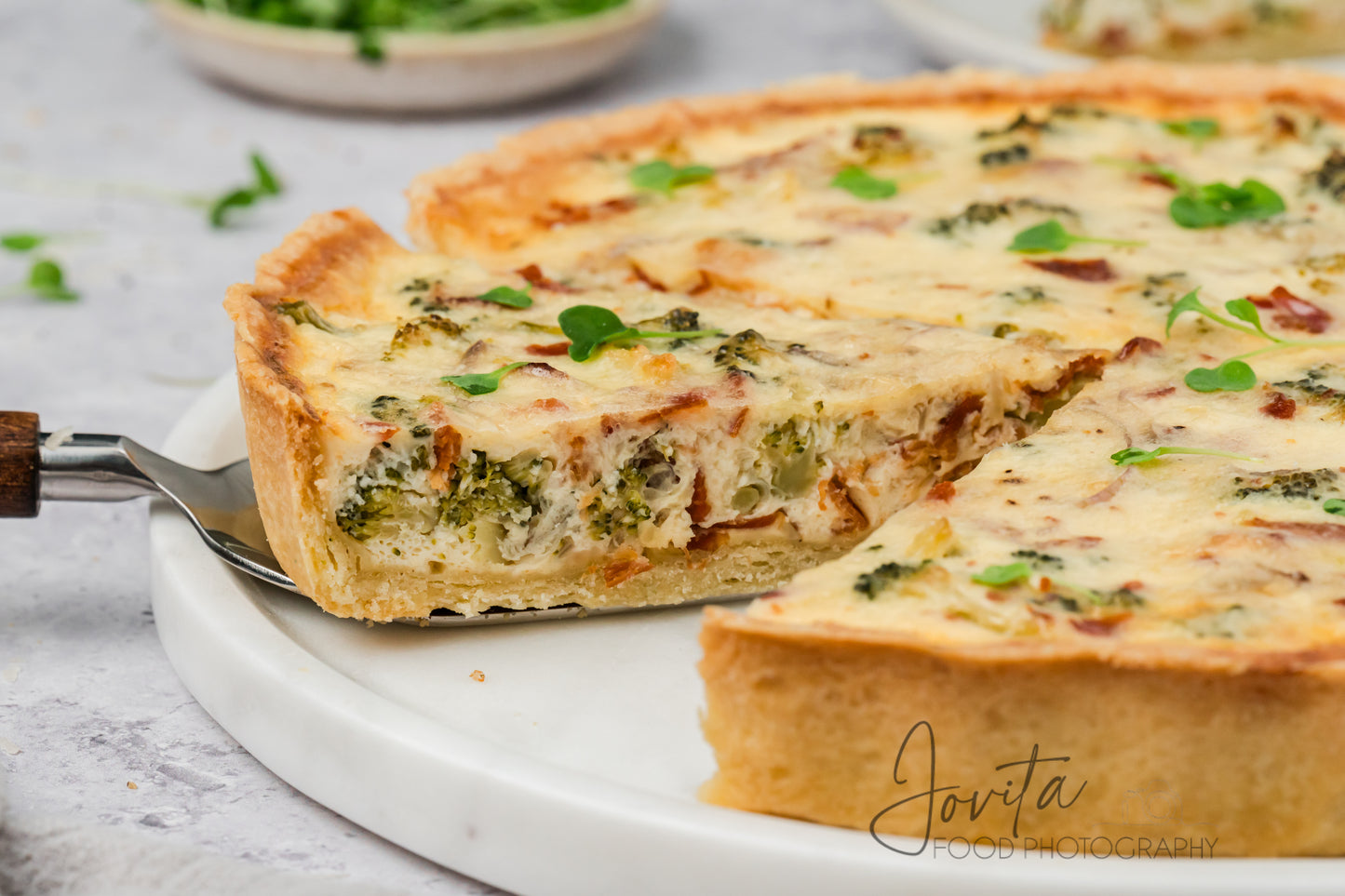 Bacon and Broccoli Quiche