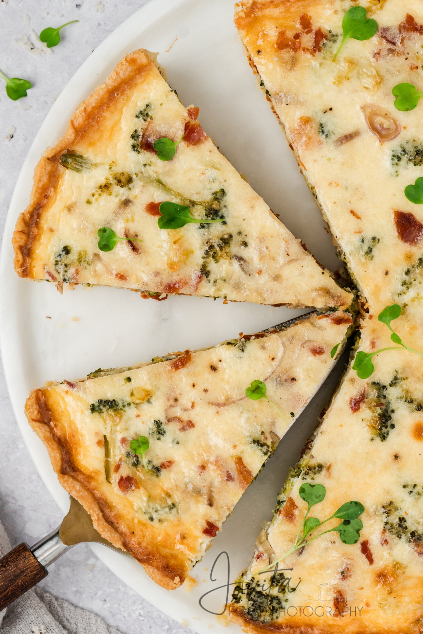 Bacon and Broccoli Quiche