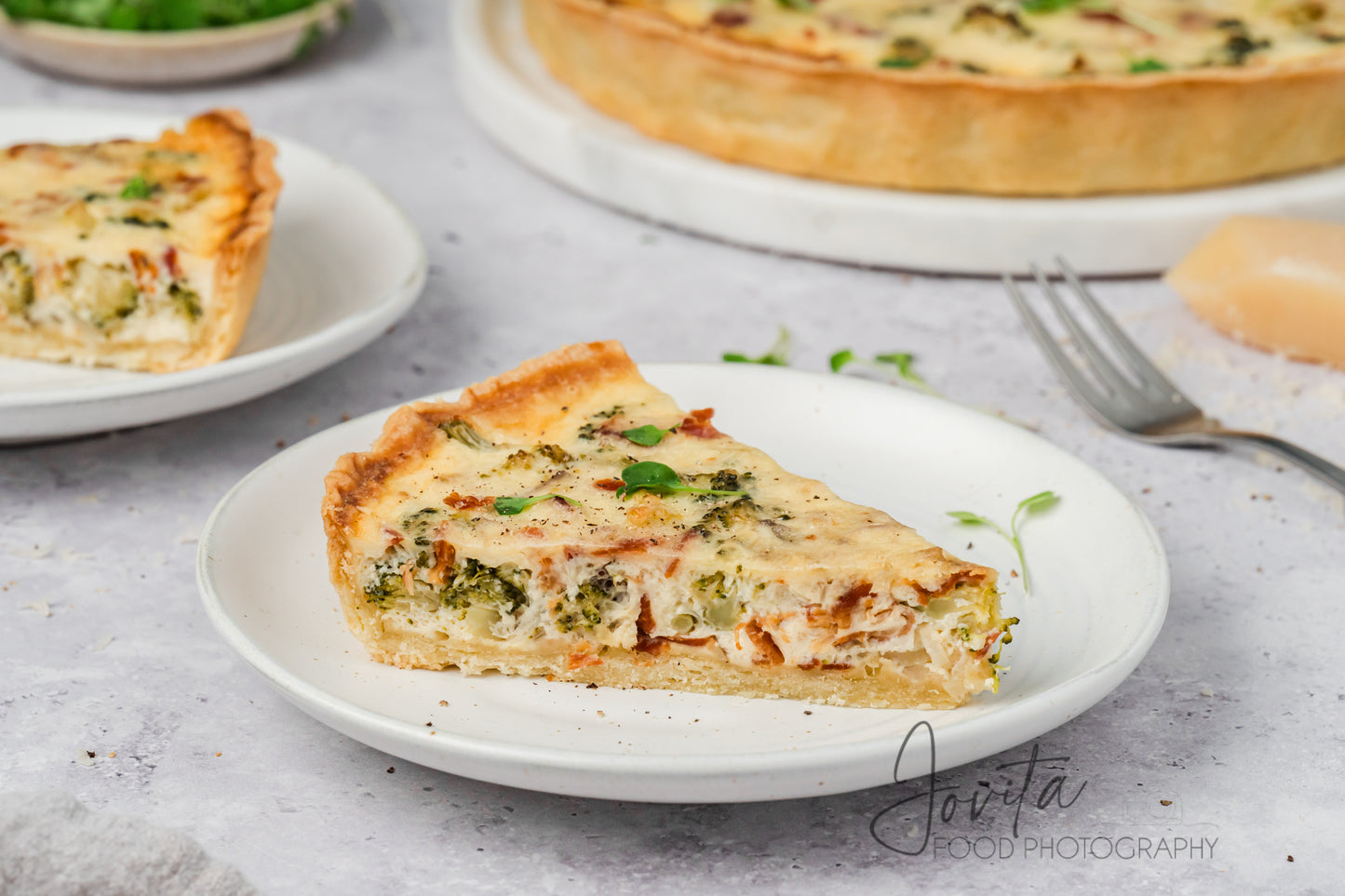 Bacon and Broccoli Quiche