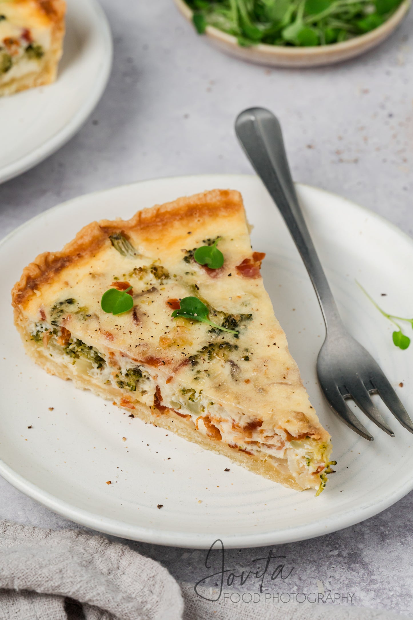 Bacon and Broccoli Quiche