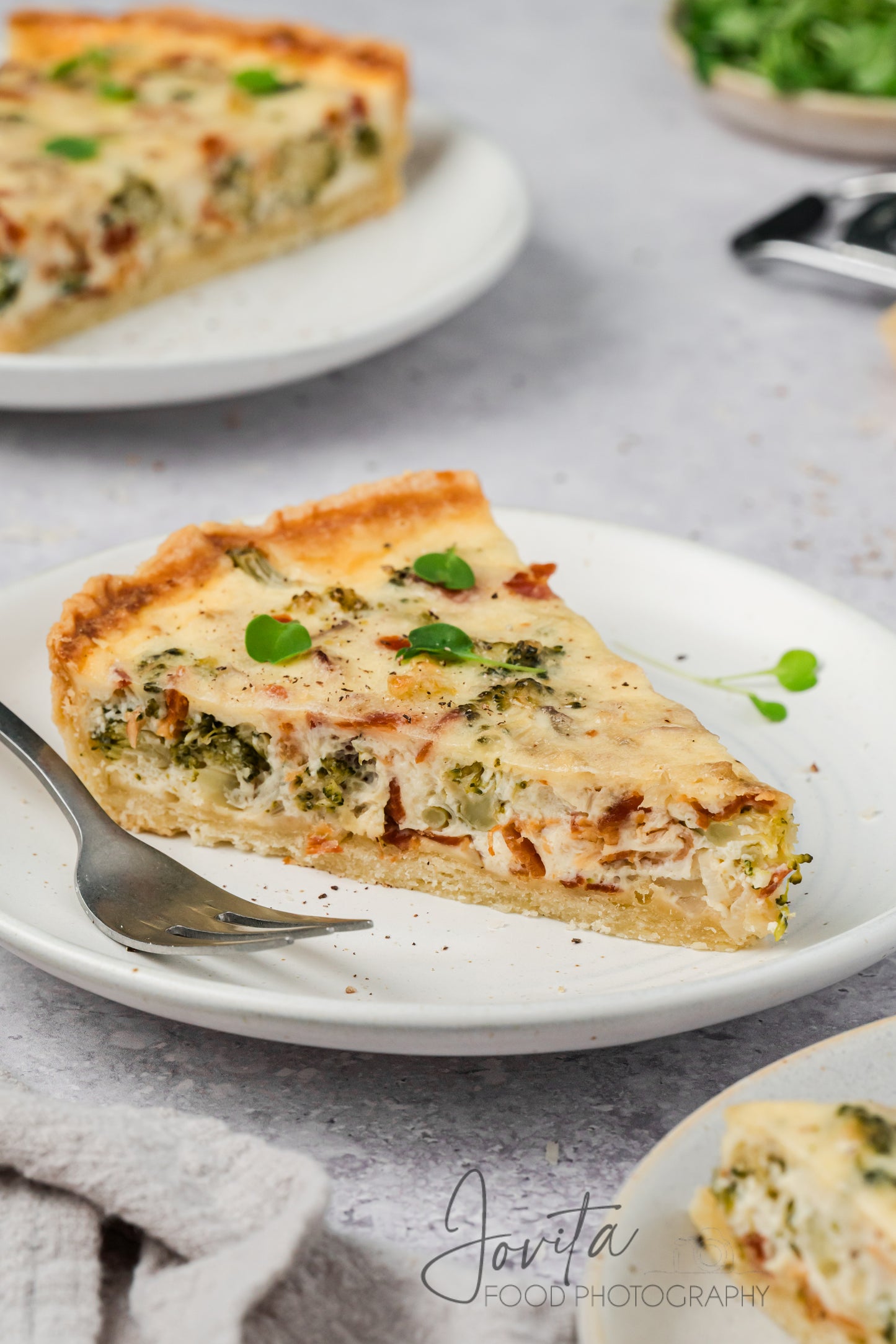 Bacon and Broccoli Quiche