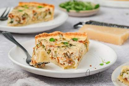 Bacon and Broccoli Quiche