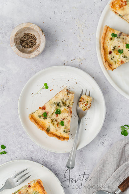 Bacon and Broccoli Quiche