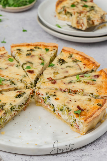 Bacon and Broccoli Quiche