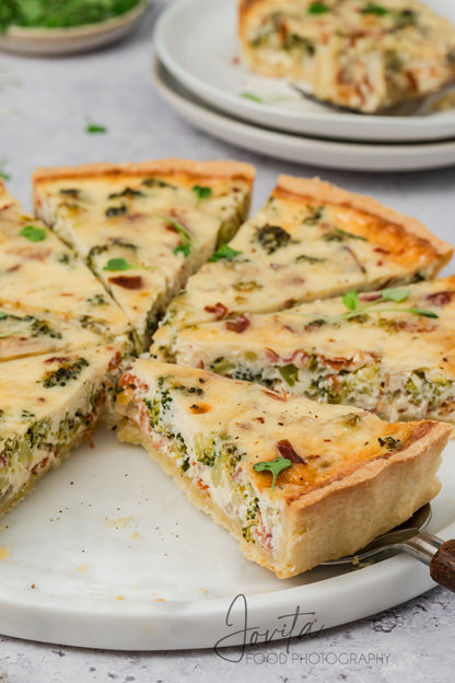 Bacon and Broccoli Quiche