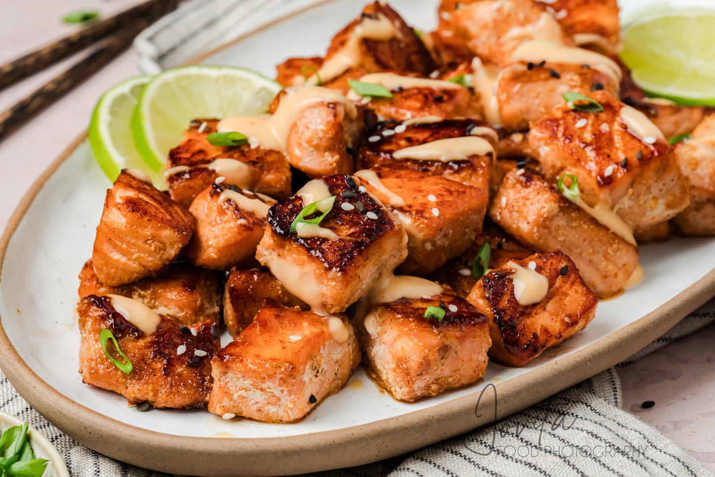 Bang Bang Salmon Bites