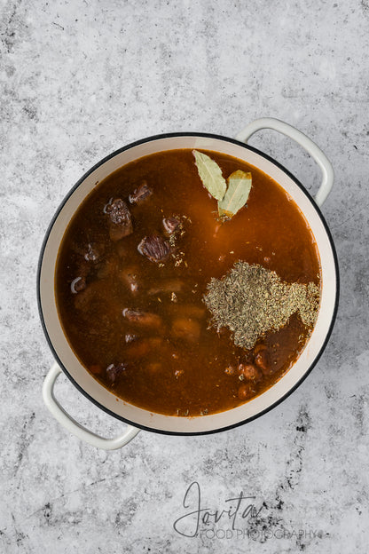 Beef Barley and Mushroom Soup