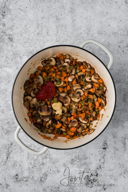 Beef Barley and Mushroom Soup